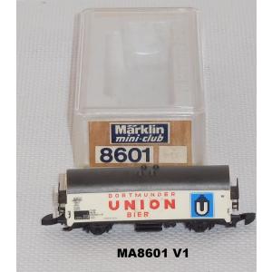 Märklin 8601 Z MINICLUB Kühlwagen DORTMUNDER UNION, DB, OVP