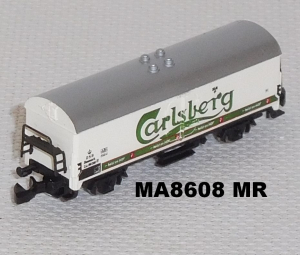 Märklin 8608 Z MINICLUB Kühlwagen Carlsberg, DB, OVP