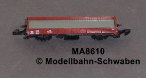 Märklin 8610 Z MINICLUB Niederbordwagen LüP 54mm, DB