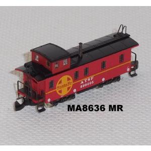 Märklin 8636 Z MINICLUB Santa FE Caboose, OVP