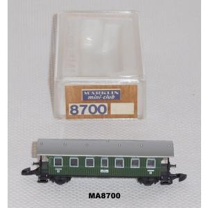 Märklin 8700 Z MINICLUB Personenwagen, grün, OVP