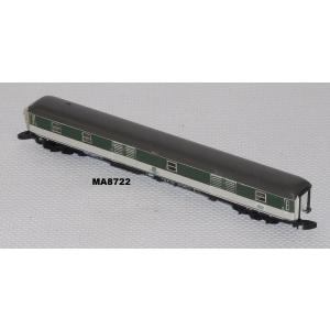 Märklin 8722 Z MINICLUB D-Zug Gepäckwagen, DB in grün/weiß