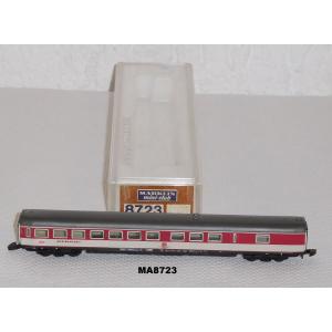 Märklin 8723 Z MINICLUB D-Zug Speisewagen DB in Rot/Beige, OVP