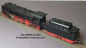 Märklin HR 800 N H0 Schlepptender Dampflok Version ca ab 1951