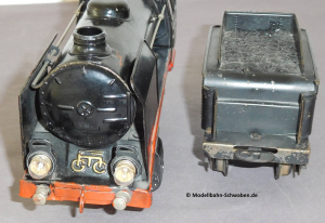 Märklin R66/12910 Spur 0, Dampflok R66/12910 elektrisch 20V, mit Tender R919/0