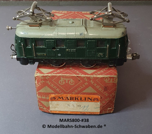 Märklin RS 800 H0 Elektrolok, Guss, offene Bürstenkammer, ab ca. 1938
