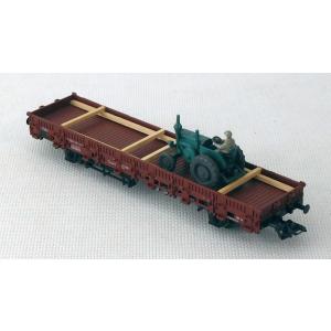 Märklin x0001 H0 Niederbordwagen mit einem Lanz Traktor