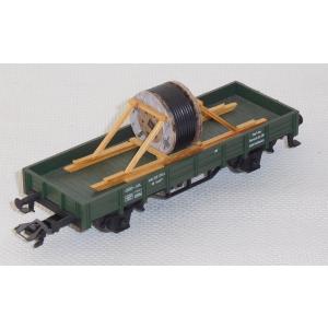 Märklin x0002 H0 Niederbordwagen beladen mit Kabeltrommel