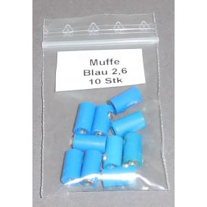 MUBL 2,6 mm Muffe, Blau