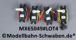 Multiplex 65049 Lot 4 Stk.SERVO MS-X3BB, MPX Anschluss