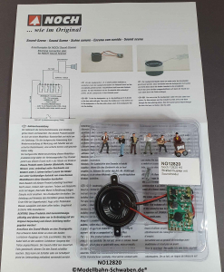 Noch 12820 H0 Straßenmusiker mit Soundmodul