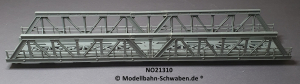 Noch 21310 H0 Stahl-/Gitterbrücke, Fertigmodell