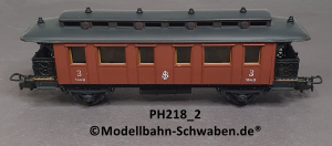 Pocher 218/2 H0 Personenwagen, BN 1449, 3.Kl., SJ