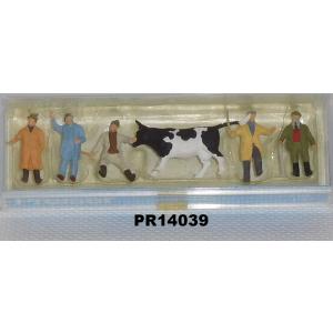 Preiser 14039 H0 1:87 Viehhandel, OVP