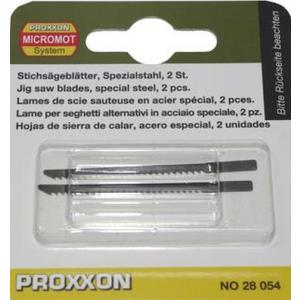 Proxxon 28054 Micromot Stichsägeblätter für Holz und weiche Kunststoffe 2Stk