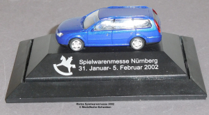 Rietze H0 Sondermodell 2002 Spielwarenmesse Ford Kombi blau