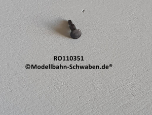Roco 110351 Puffer rund gewölbt - schwarz