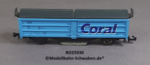 Roco 25930 N Schienenreinigungswagen, Coral, BN: 247 4 063-3, DB
