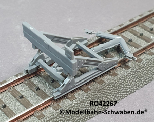 Roco 42267 H0 Prellbock Bausatz mit Holzbohle oder Puffer