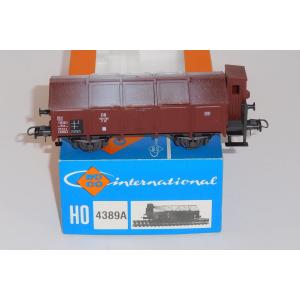 Roco 4389 H0 Klappdeckelwagen K25 m. Bremserhaus, DB, OVP