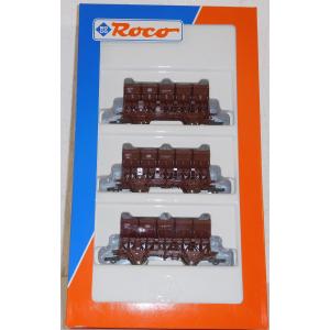 Roco 44094 H0 Set 3 Stk. Muldenkippwagen, DB, OVP