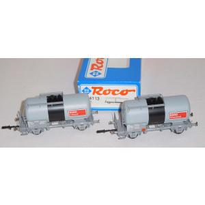 Roco 44113 H0 Set 2 Stk. Kesselwagen Esso, SBB, OVP