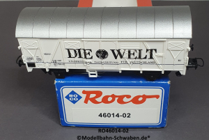 Roco 46014-02 H0 Ged. Güterwagen Die Welt, DB, OVP