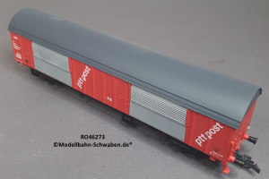 Roco 46273 H0 Ged. Güterwagen ptt post, NS, OVP