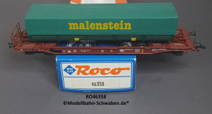 Roco 46358 H0 Einheitstaschenwagen malenstein, DB, OVP