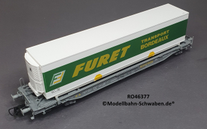Roco 46377 H0 Taschenwagen Furet, SNCF, OVP