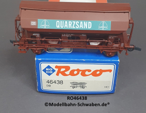 Roco 46438 H0 Selbstentladewagen Quarzsand, DB, OVP