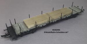 Roco 46490 H0 Flachwagen mit Schienenprofilen, DB, OVP