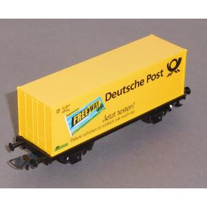 Roco 47251 H0 Containerwagen Deutsche Post Freeway, DB, OVP