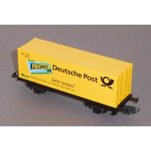 Roco 47251 H0 Containerwagen Deutsche Post Freeway, DB, OVP