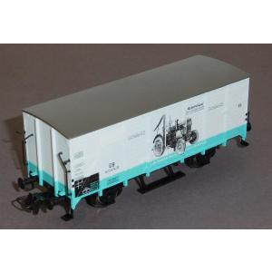 Roco 47284 H0 Gedeckter Güterwagen, MAN Ackerdiesel, DB, OVP