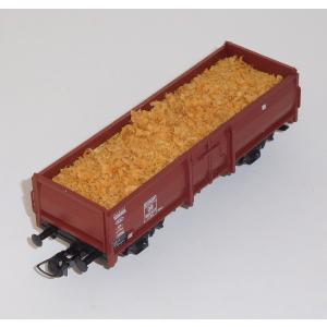 Roco 47944 H0 Hochbordwagen bel.m. Holzschnitzel, DB, OVP