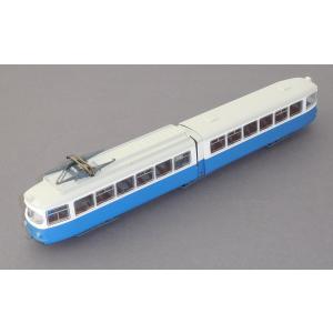 Roco 52582 H0 Straßenbahn, Gelenktriebwagen 6-achsig, blau/weiss, DSS, OVP