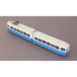 Roco 52582 H0 Straßenbahn, Gelenktriebwagen 6-achsig, blau/weiss, DSS, OVP