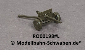 Roco Minitank 198 H0 37mm Pak, Anti Tank Gun, US-Army, BW, Nato, Fertigmodell