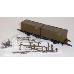 Roco Minitank 812 H0 Containertragwagen Bundeswehr, DB, OVP