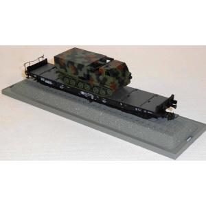 Roco Minitank 826 H0 Schwerlastwagen Samms mit Raketenwerfer Mars, DB, OVP