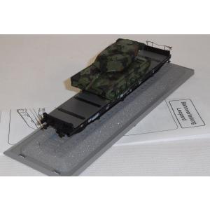 Roco Minitank 835 H0 Schwerlastwagen Samms bel. mit Leopard 2, BW, DB, OVP