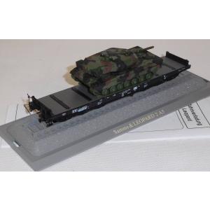 Roco Minitank 835 H0 Schwerlastwagen Samms bel. mit Leopard 2, BW, DB, OVP