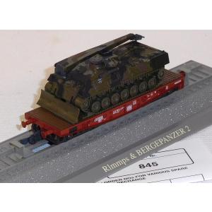 Roco Minitank 845 H0 Schwerlastwagen Rlmmps bel. mit Bergepanzer 2, BW, DB, OVP