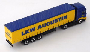 Schuco 22800 H0 1:87 F2000 Gardinenplanensattelzug LKW Augustin