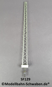 Sommerfeldt #129 H0/H0m Turmmast 200 mm, lackiert