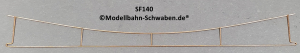 Sommerfeldt #140 H0/H0m DB Fahrdraht, verkupfert, 0,7 x 180mm