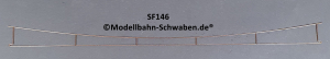 Sommerfeldt #146 H0/H0m DB Fahrdraht, verkupfert, 0,7 x 315mm