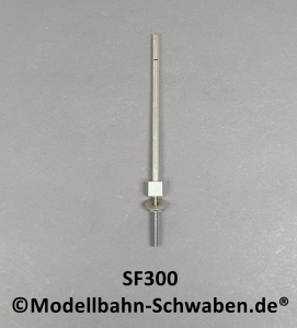 Sommerfeldt #300 H0/H0m H-Profil-Mast aus Neusilber, 100 mm