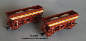 Trix 24070 H0 Wagenset Selbstentladewagen, H.F. Wiebe, OVP